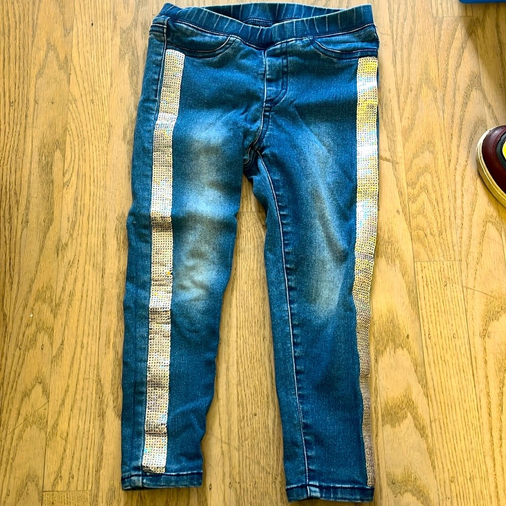 Sequined jeggings